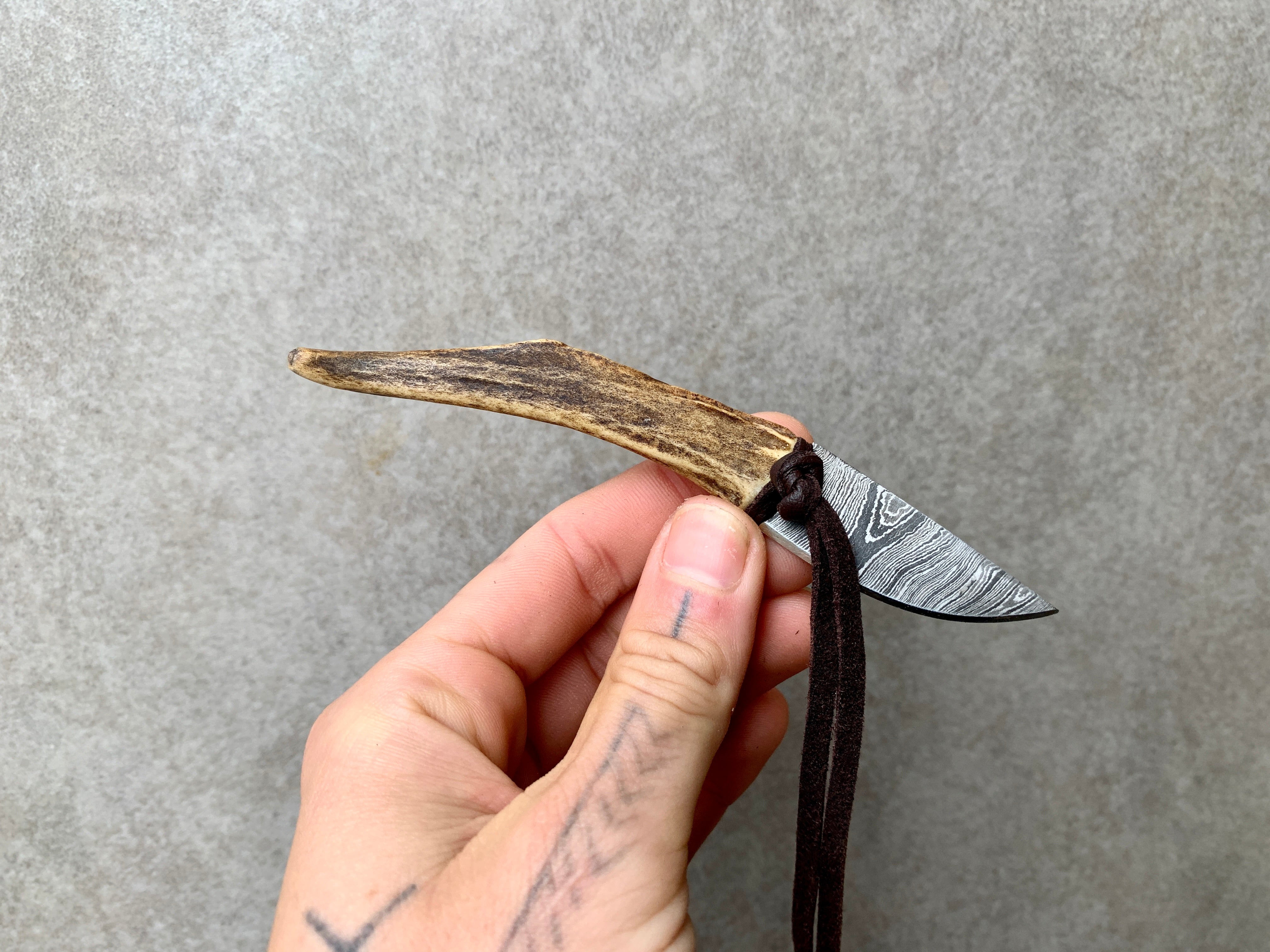 Mini Antler Knife Necklace